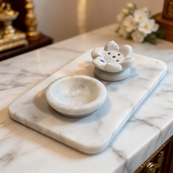 Marble_Pooja_Diya_And_Agarbatti_Stand