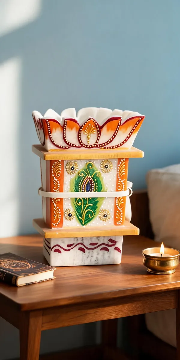 Marble_Tulsi_Planter