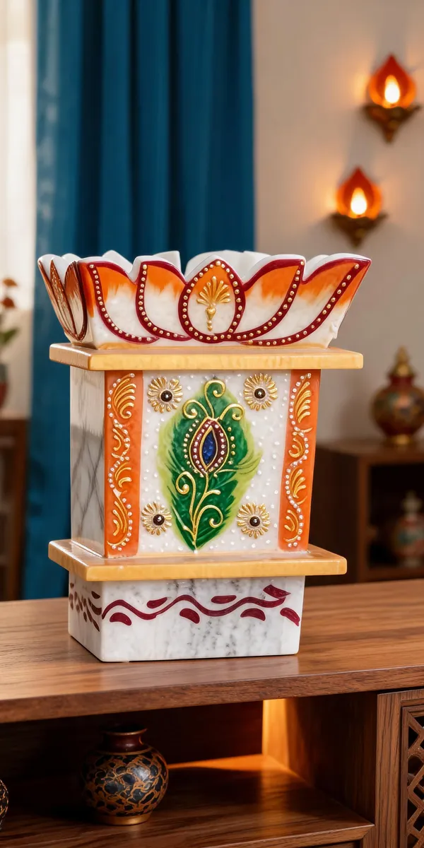 Marble_Tulsi_Planter