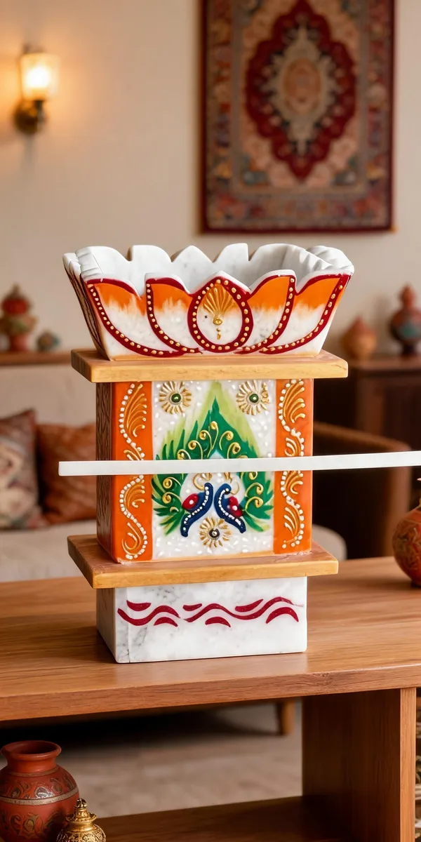 Marble_Tulsi_Planter