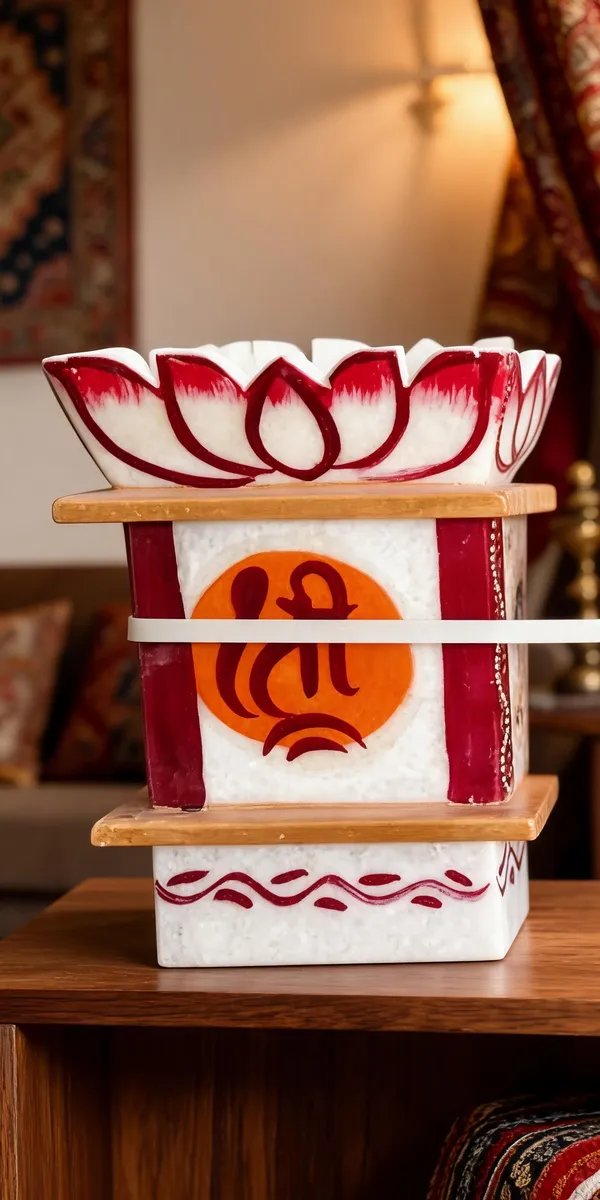 Marble_Tulsi_Planter