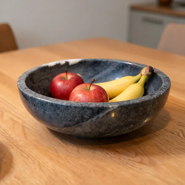 Black_Marble_Handcrafted_Round_Decorative_Fruit_Bowl