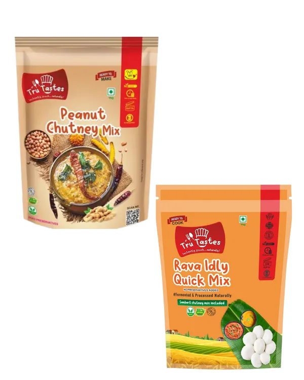 Rava_Idly_And_Peanut_Chutney_Mix_Breakfast_Combo_Pack_Of_2
