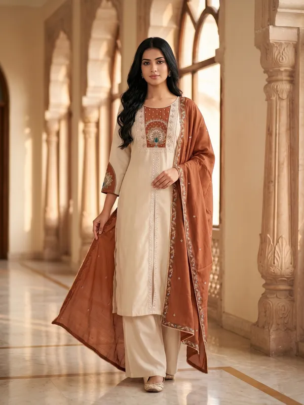 Elegant_Roman_Silk_Anarkali_Kurti_Set_With_Embroidery_Plazo_Dupatta