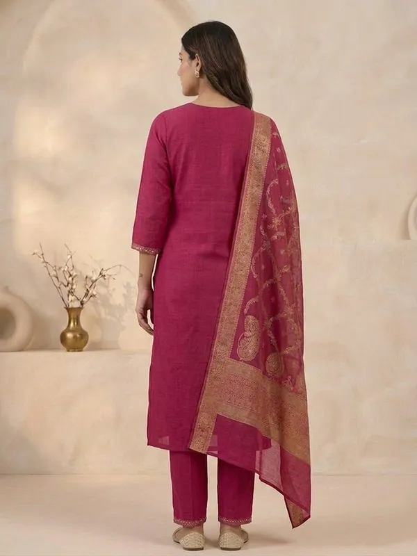 Rani_Viscose_Mango_Silk_Kurti_Pant_Set_with_Jacquard_Dupatta