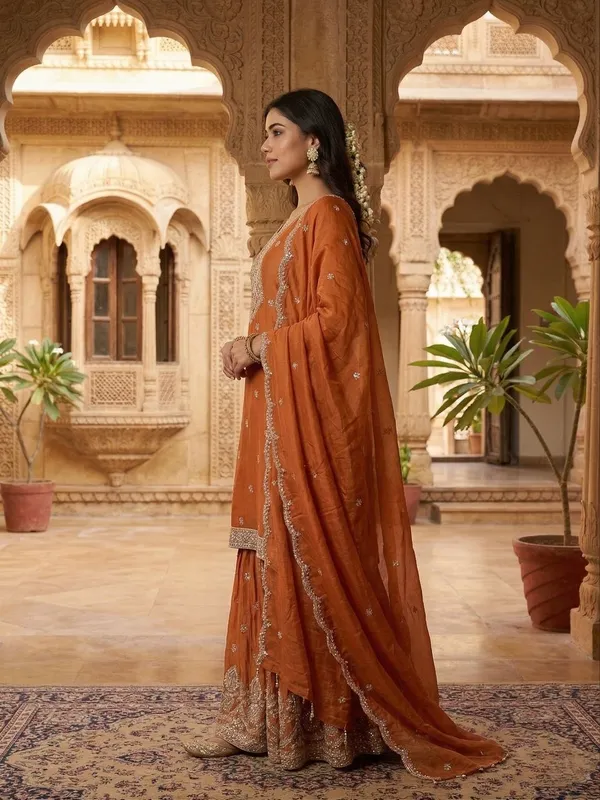 Elegant_Chinon_Sharara_Set_With_Bead_Work