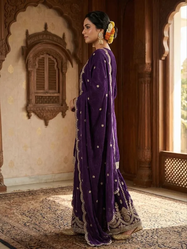 Festive_Chinon_Sharara_Set_With_Sequence_Work