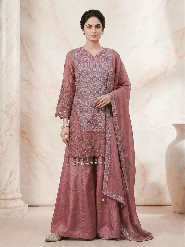 Women_Organza_Sharara_Set_With_Bead_Work