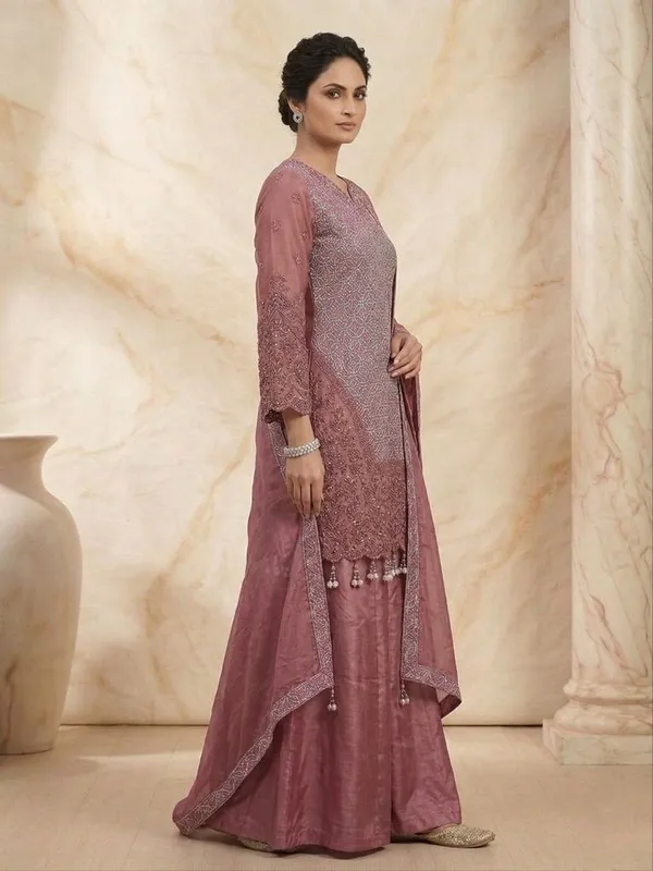 Women_Organza_Sharara_Set_With_Bead_Work