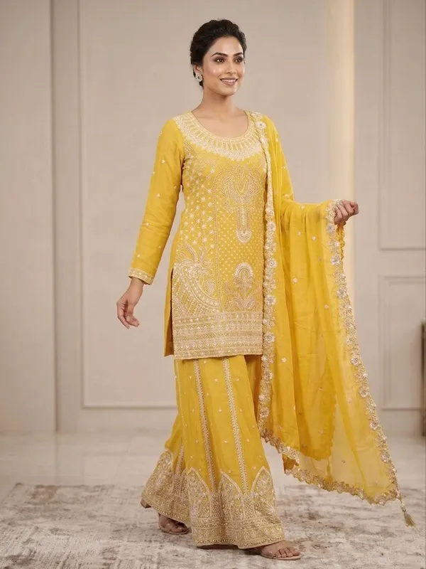 Designer_Organza_Sharara_Suit_Set_Women