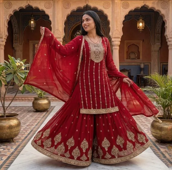 Festive_Chinon_Sharara_Set_With_Dupatta