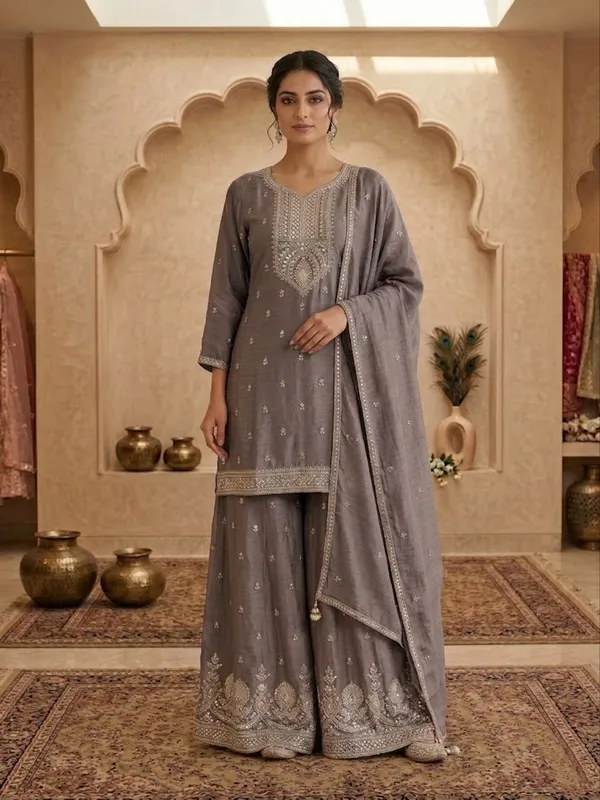 Women_Premium_Chinnon_Suit_With_Dupatta