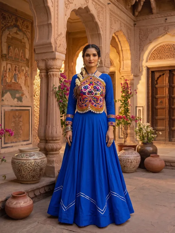 Royal_Blue_Flared_Chaniya_Choli_Set