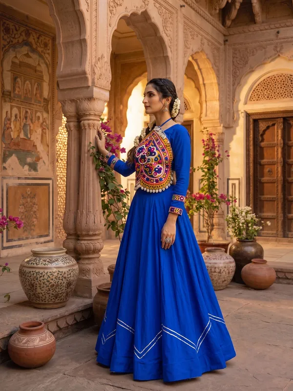 Royal_Blue_Flared_Chaniya_Choli_Set