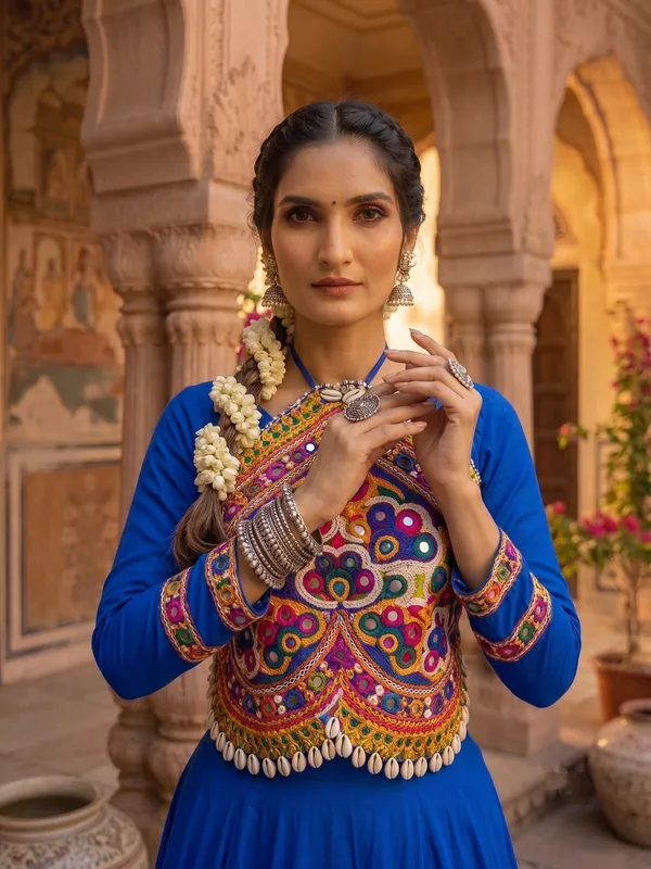 Royal_Blue_Flared_Chaniya_Choli_Set