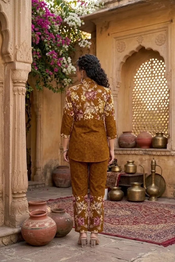 Mustard_Designer_Festive_Cotton_Co-Ord_Set_for_Women