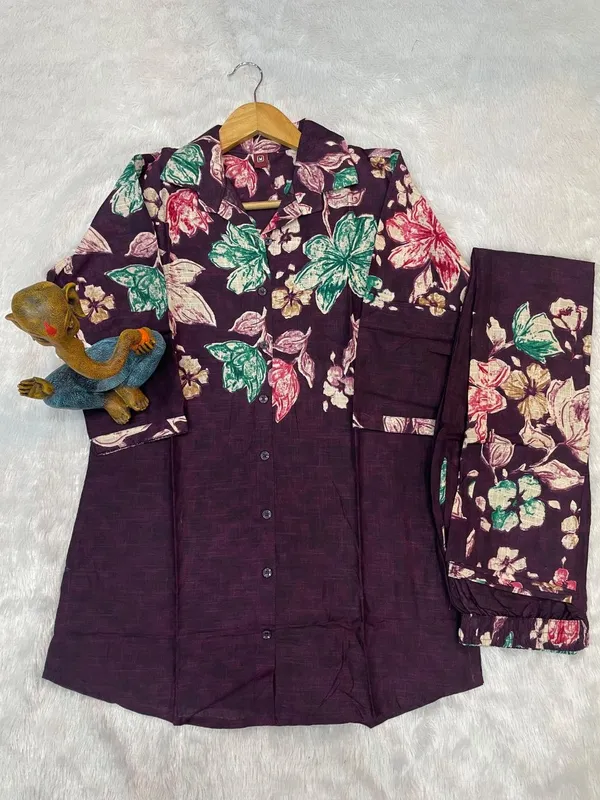 Purple_Designer_Festive_Cotton_Co-Ord_Set_for_Women