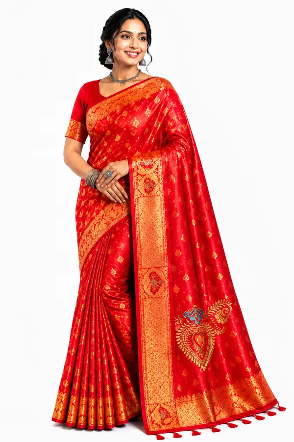 Red_Silk_Traditional_Zari_Woven_Saree_For_Women