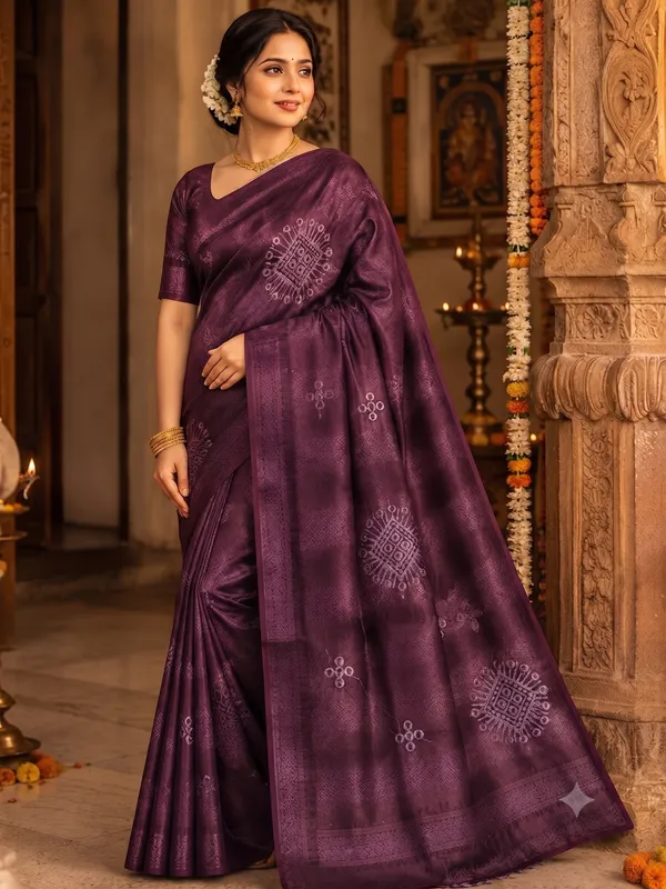 Navy_Blue_Tie-Dye_Embroidered_And_Net_Stylish_Saree