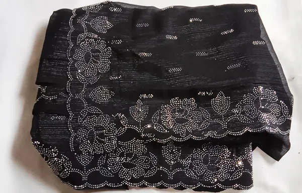 Black_Embellished_Lace_Border_Saree_With_Silver_Detailing