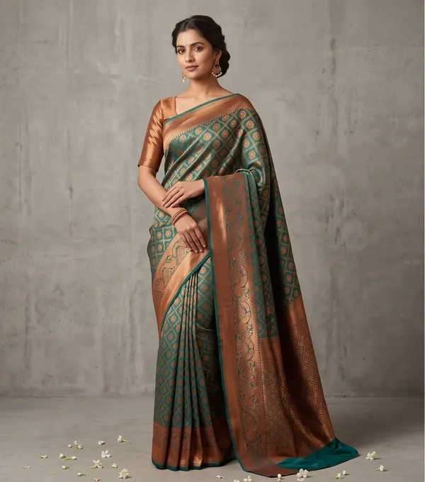 Pink_Soft_Fabric_Catpadar_Saree