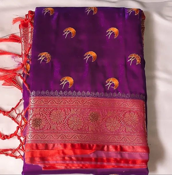 Purple_Silk_Saree_With_Red_Border_(Chandkor_Katpadar)
