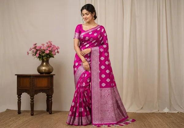 Purple_Floral_Print_Pushpa_Saree