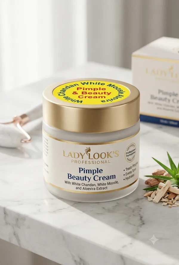lady_looks_professional_White_Chandan_Aloe_Vera_Anti-Pimple_beauty_Face_Cream