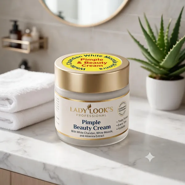 lady_looks_professional_White_Chandan_Aloe_Vera_Anti-Pimple_beauty_Face_Cream