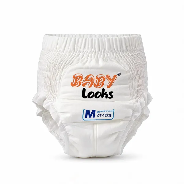 PREMIUM_QUALITY_BABY_LOOKS_DIAPER_M-75_upto_7kg_to_12kg_baby