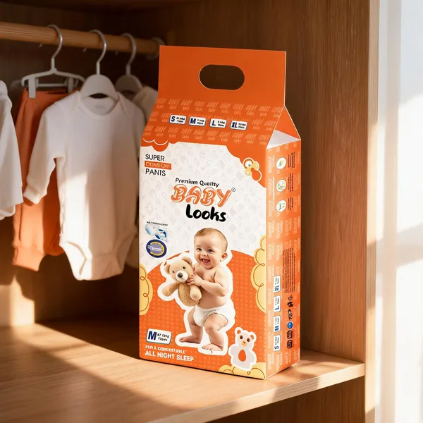 PREMIUM_QUALITY_BABY_LOOKS_DIAPER_M-75_upto_7kg_to_12kg_baby