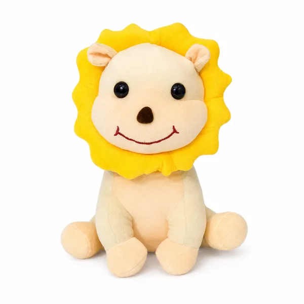 Cream_And_Yellow_Plush_Fabric_Soft_Toy_For_Kids
