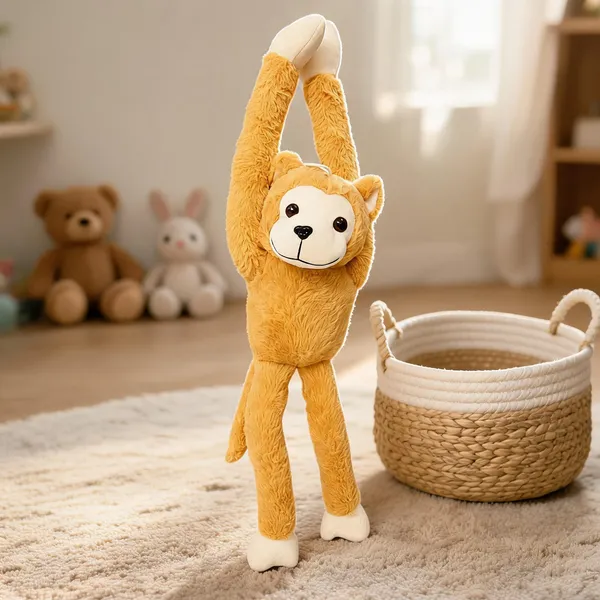 Orange_And_Cream_Plush_Fabric_Soft_Toy_For_Kids