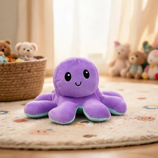 Purple_And_Turquoise_Plush_Fabric_Soft_Toy_For_Kids