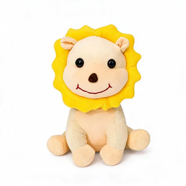 Cream_And_Yellow_Plush_Fabric_Soft_Toy_For_Kids