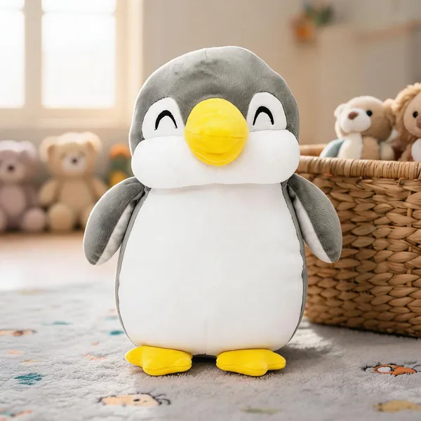 Grey_And_White_Plush_Fabric_Soft_Toy_For_Kids