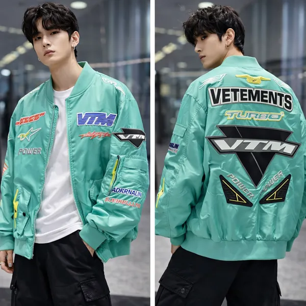Mint_Green_Racing_Graphic_Bomber_Jacket_For_Men