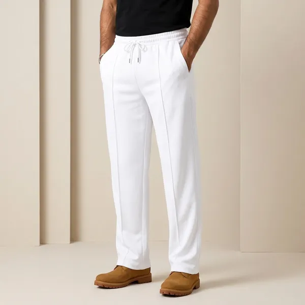 White_Relaxed_Fit_Pleated_Trousers_For_Men