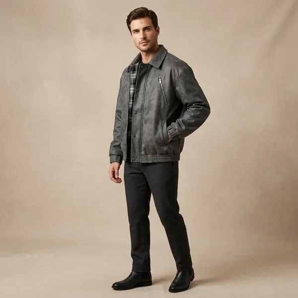 Grey_Cactus_Leather_Bomber_Jacket_For_Men