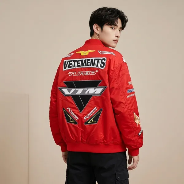 Red_Graphic_Print_Bomber_Jacket_For_Men