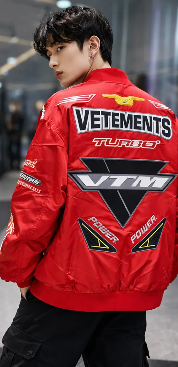 Red_Graphic_Print_Bomber_Jacket_For_Men