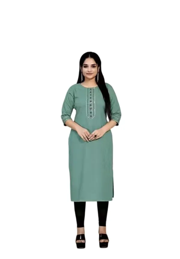 Sea_Green_Georgette_Embroidered_Straight_Kurta_For_Women