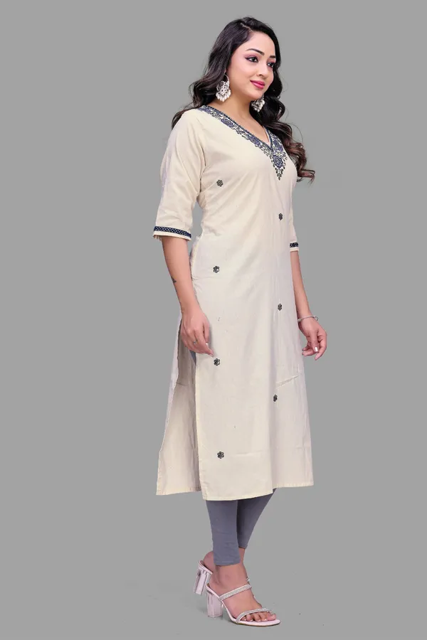 Beige_Georgette_Embroidered_Straight_Kurta_For_Women