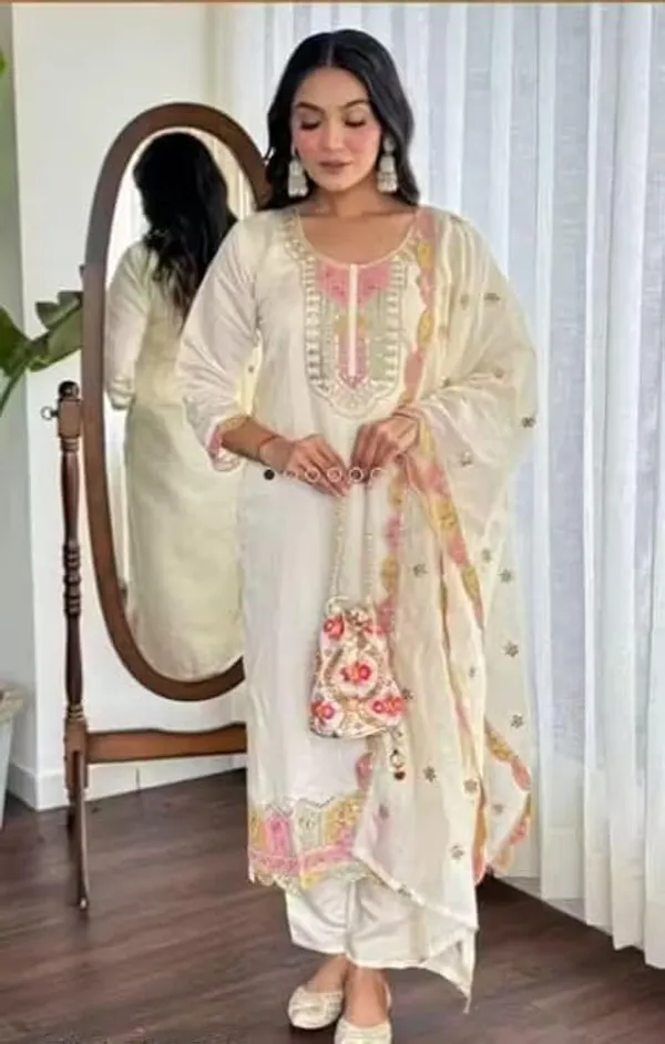 Off_White_Georgette_Embroidered_Straight_Kurta_Palazzo_Set_With_Dupatta_For_Women