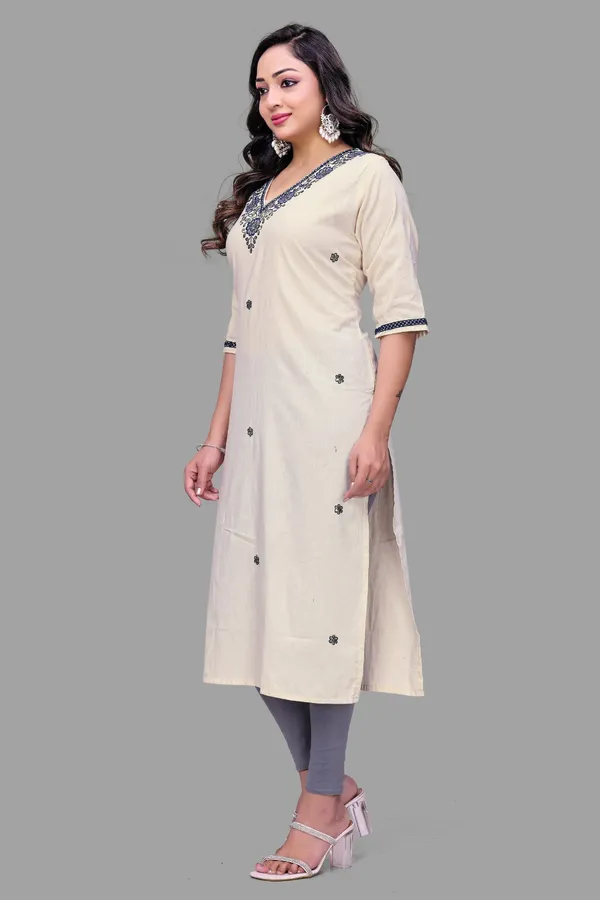 Beige_Georgette_Embroidered_Straight_Kurta_For_Women