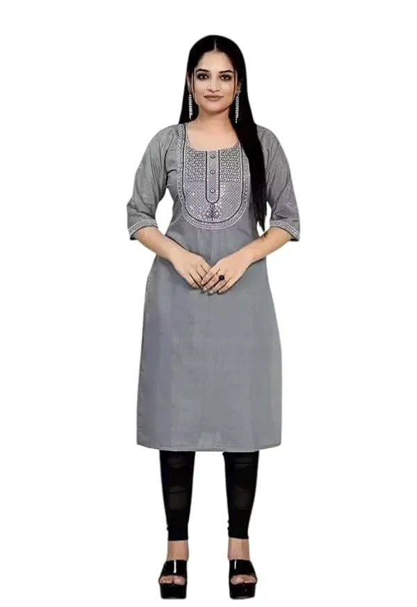Grey_Georgette_Embroidered_Straight_Kurta_For_Women