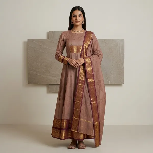 Mauve_Georgette_Embroidered_Anarkali_Gown_With_Dupatta_For_Women
