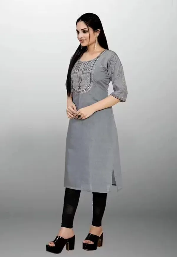 Grey_Georgette_Embroidered_Straight_Kurta_For_Women