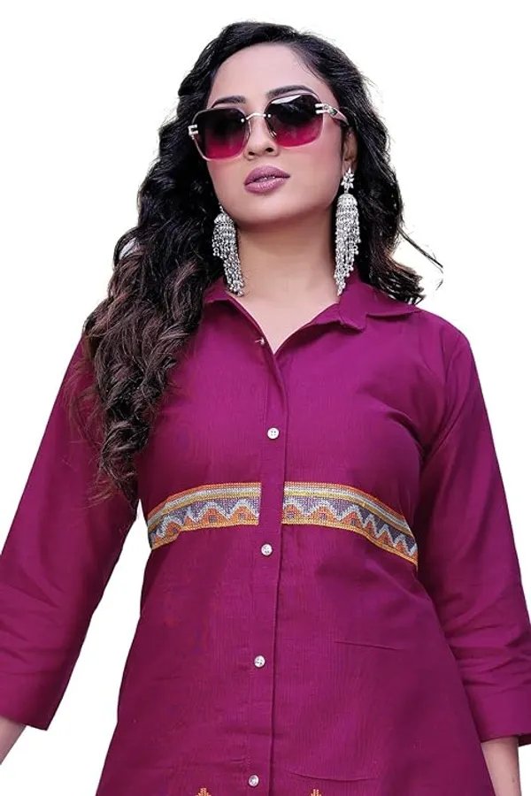 Maroon_Georgette_Printed_Straight_Co_Ord_Set_For_Women