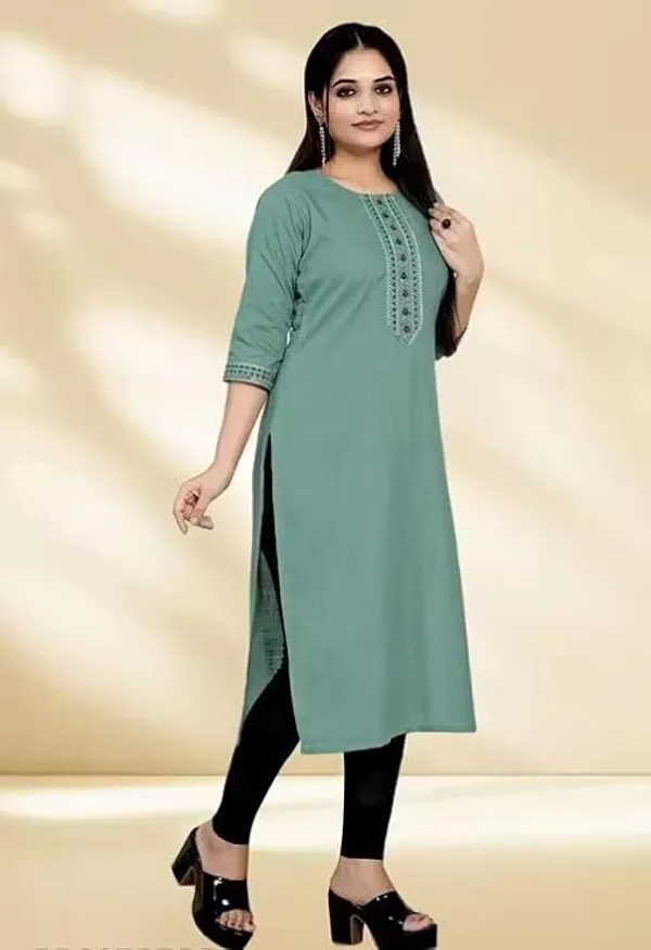 Sea_Green_Georgette_Embroidered_Straight_Kurta_For_Women